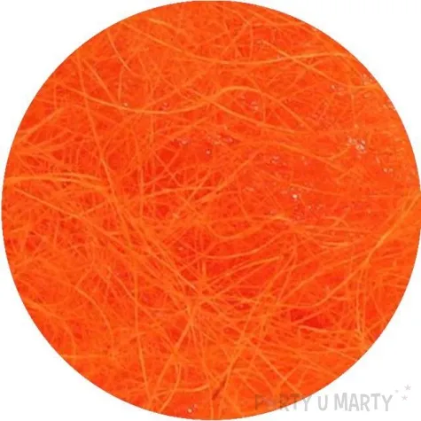 ozdoba sizal sianko pomaranczowy aliga 30g
