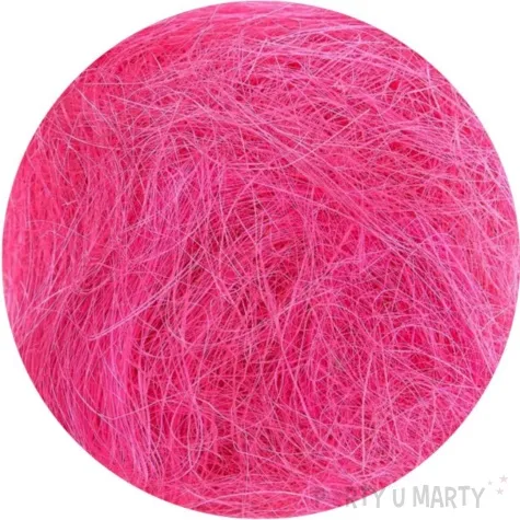 ozdoba sizal sianko rozowy jasny aliga 30g