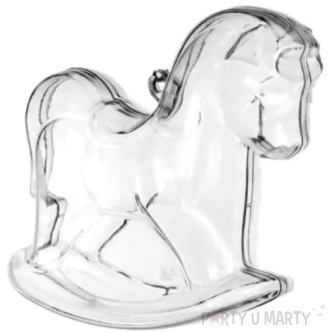 ozdoby choinkowe konie na biegunach akrylowe aliga 10 cm 5 szt