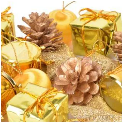 ozdoby choinkowe swiateczny mix 16 zloty arpex