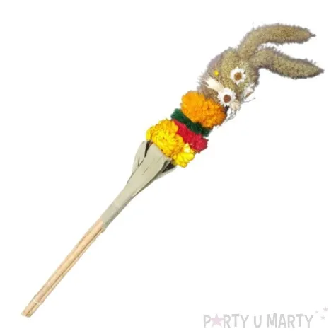 palma wielkanocna zajaczek ciemny z brazowymi uszami arpex 40cm