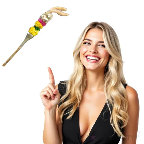 palma wielkanocna zajaczek ciemny z kremowymi uszami arpex 40cm