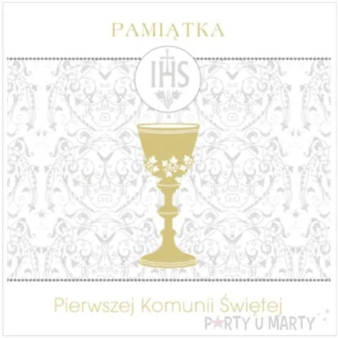 pamiatka i komunia sw hostia i ornamenty pol maki 15x15 cm