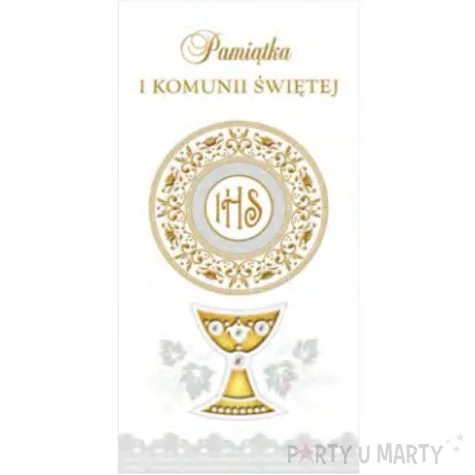 pamiatka i komunia sw hostia pol maki 21x10 5cm