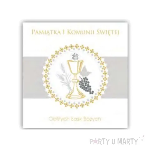 pamiatka i komunia sw hostia w kolku pol maki 15x15 cm