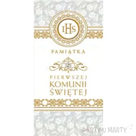 pamiatka i komunia sw hostia w koronce pol maki 21x10 5cm