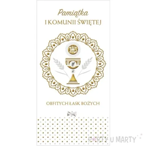 pamiatka i komunia sw hostia w okregu pol maki 21x10 5cm