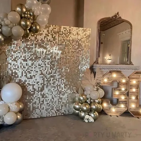 panel dekoracyjny 3d przezroczyste tlo zaczep szampanski godan 30x30 cm