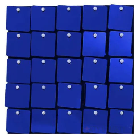 panel dekoracyjny cekinowy czarne tlo granatowy godan 30 x 30 cm