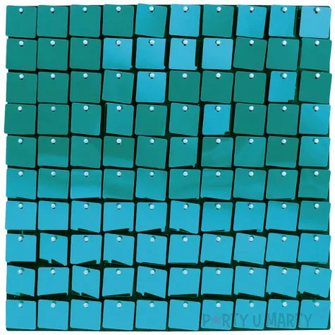 panel dekoracyjny cekinowy czarne tlo niebieski jasny godan 30 x 30 cm