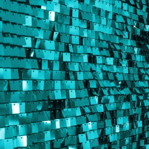 panel dekoracyjny cekinowy czarne tlo niebieski jasny godan 30 x 30 cm