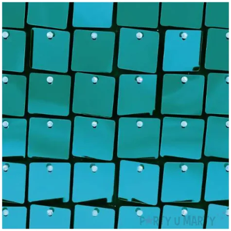 panel dekoracyjny cekinowy czarne tlo niebieski jasny godan 30 x 30 cm