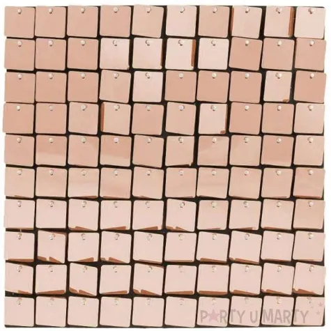 panel dekoracyjny cekinowy czarne tlo szampanski godan 30x30 cm