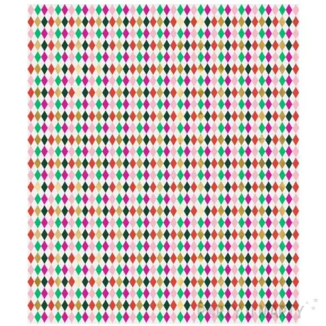 papier do pakowania kolorowe romby partydeco 70x200 cm