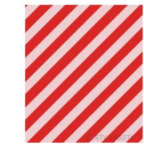 papier do pakowania swiateczne paski partydeco 70x200 cm