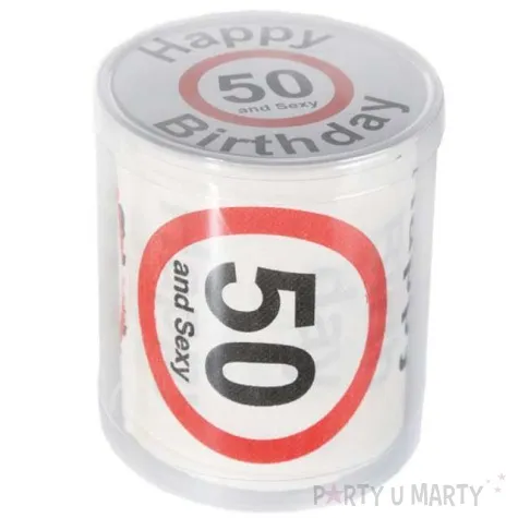 papier toaletowy 50 and sexy na urodziny