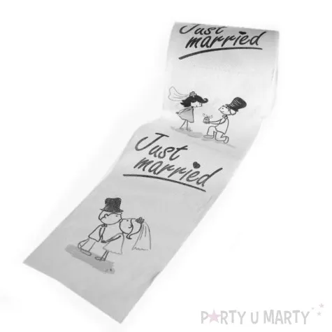 papier toaletowy just married