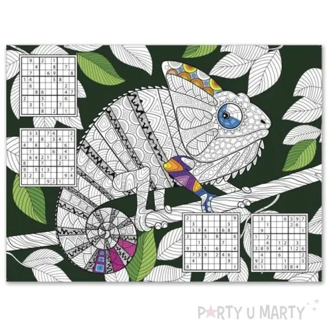 papierowa podkladka kameleon paw 40x29 24 szt