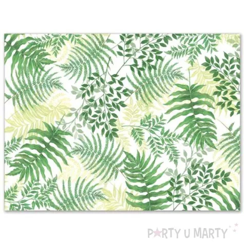 papierowa podkladka liscie paw 40x29 24 szt