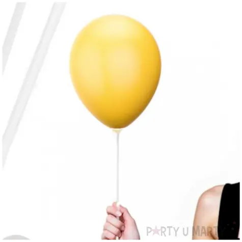 papierowe patyczki do balonow dekoracja na urodziny wesele walentynki sylwestra biale 100 szt