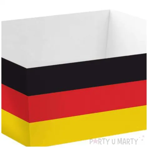 papierowe pudelka na chipsy i przekaski panstwa swiata niemcy flaga na mecz dzien jezykow x4