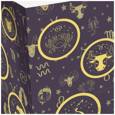 papierowe pudelka na popcorn na halloween andrzejki astro zodaik 4 szt