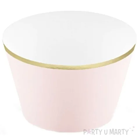 papilotki na muffinki classic rozowy jasny 6 szt