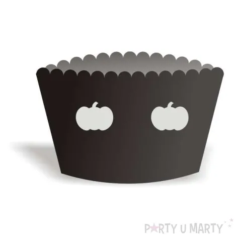 papilotki na muffinki halloween dynie 6 szt