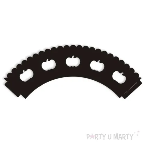 papilotki na muffinki halloween dynie 6 szt