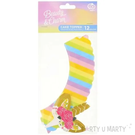 papilotki na muffinki jednorozec godan 12 szt