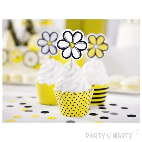papilotki na muffinki pszczolka 6 szt