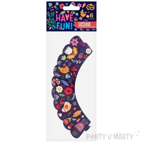 papilotki na muffinki summer have fun godan 6 szt