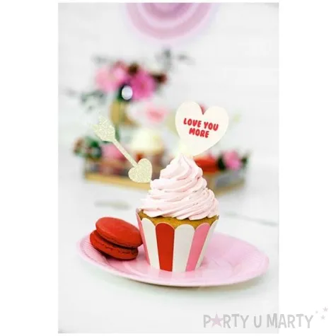 papilotki na muffinki sweet love 6 szt