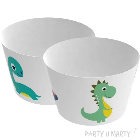papilotki na muffinki wesole dinozaury congee 6 szt