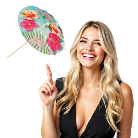 parasolki papierowe hawajskie paradise boland 6 szt