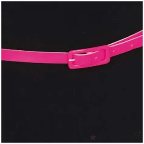 pasek party neon rozowy guirca 110 cm