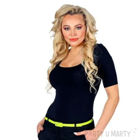 pasek party neon zolty widmann 2 cm