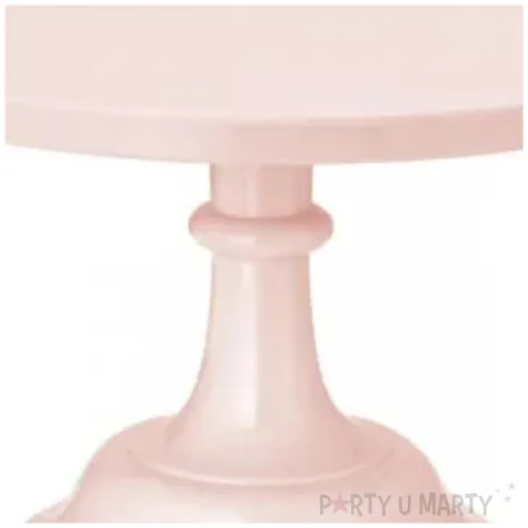 patera na slodycze babeczki ciastka tort dekoracja na urodziny baby shower rozowa 24 x 14 5 cm