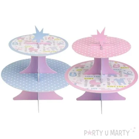 patera papierowa tinny feet rozowa neviti 28 cm