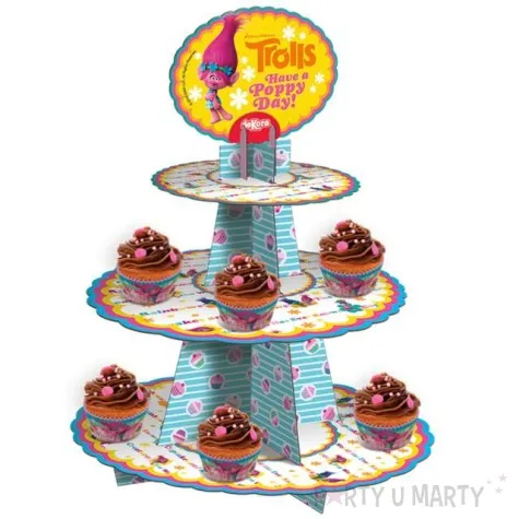 patera papierowa trolls have a poppy day dekora 33 cm