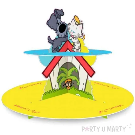 patera papierowa wooly i pip mix folat 30 cm