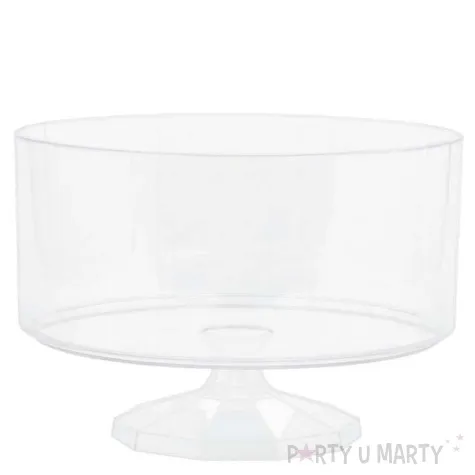 patera plastikowa cookies small transparentna amscan 15 cm