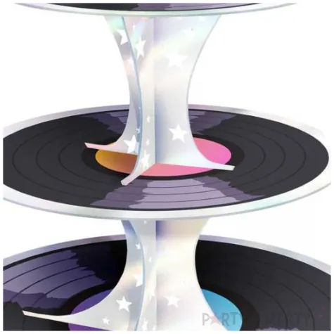 patera retro disco plyty winylowe partypal 34 x 39 cm