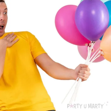 patyczki do balonow standard biale 40 cm 10 szt