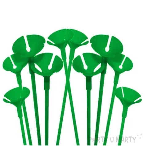 patyczki do balonow standard zielony folat 40 cm 10 szt