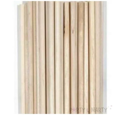patyczki drewniane okragle bezbarwne aliga 150 mm 50 szt