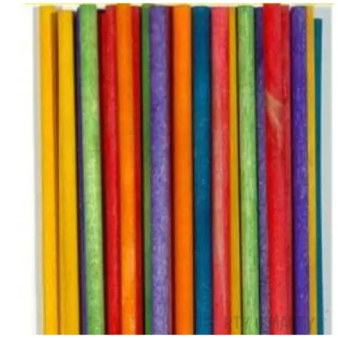 patyczki drewniane okragle mix aliga 150 mm 50 szt