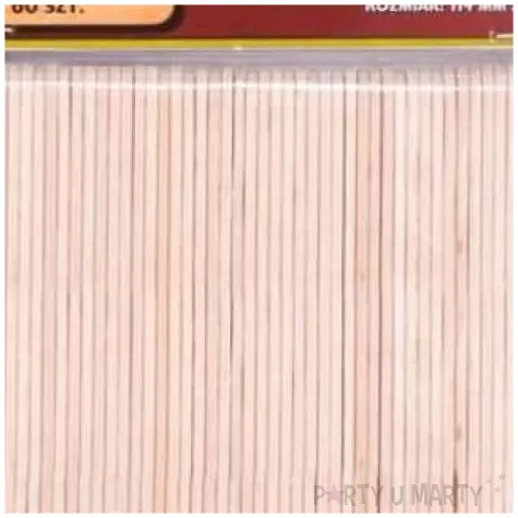 patyczki drewniane plaskie bezbarwne aliga 114 mm 60 szt