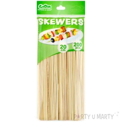 patyki szaszlykowe classic 200mm 2 5 mm 200 szt