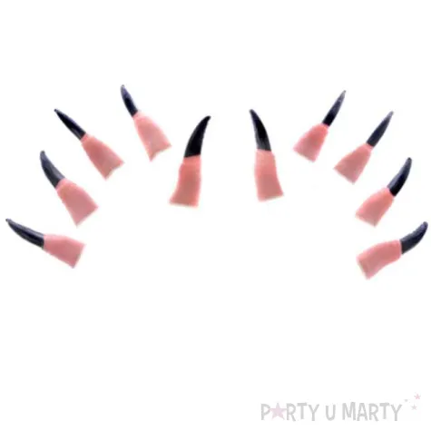 pazury wiedzma czarownica czarne arpex 10 szt